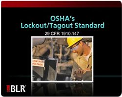 OSHA's Lockout-Tagout Standard