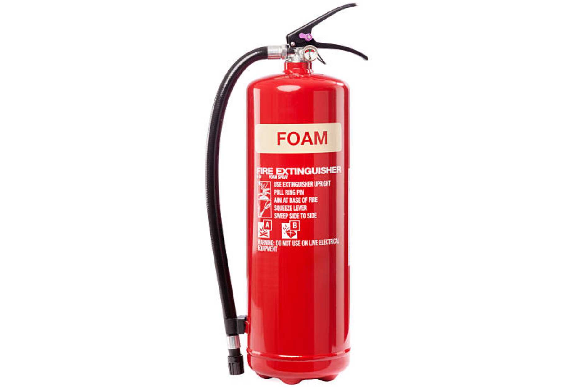 Foam fire extinguisher