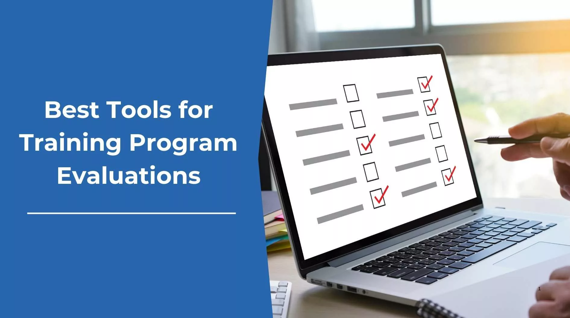 Training Program evaluation tools