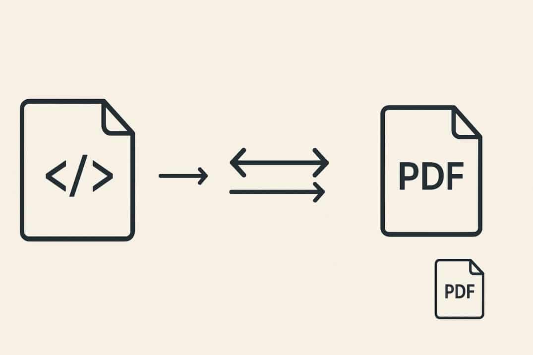 HTML to pdf