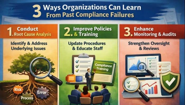 3 ways organization can learn from past compliance failures